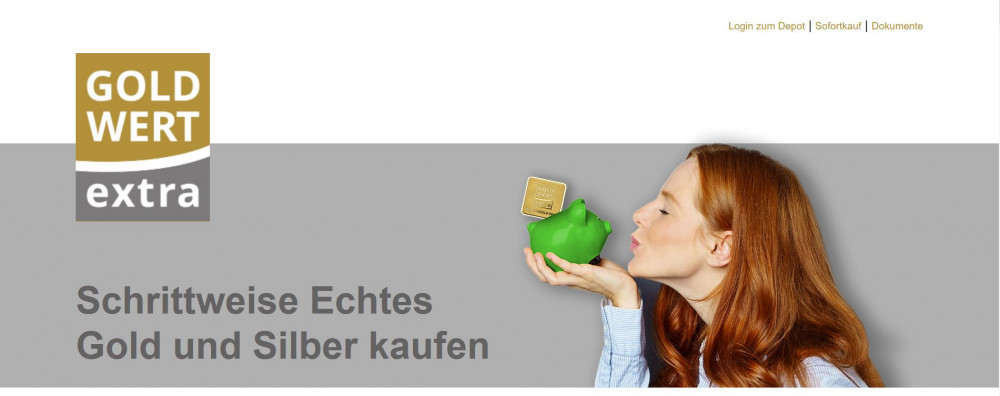 Aktuelle Preise auf der neuen Homepage von GOLDWERTextra