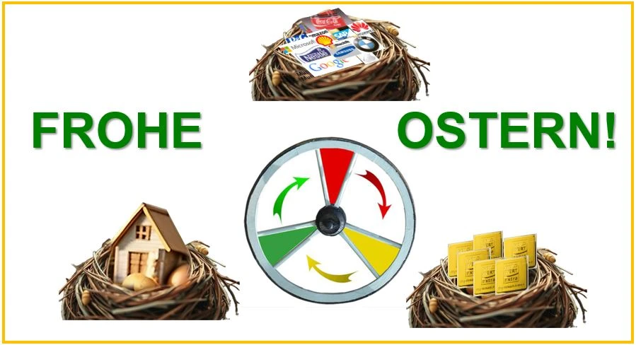 FROHE OSTERN - Nicht alle Eier in einen Korb